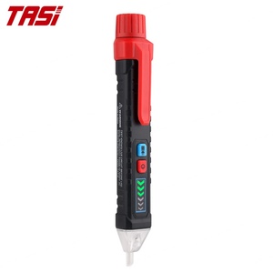 เครื่องตรวจจับไฟฟ้าแบบดิจิตอล TASI TA881A แบบไม่สัมผัส  ชนิดปากกา พกพาสะดวก ปรับช่วงอัตโนมัติ ความไวสูง/ต่ำ แจ้งเตือนด้วยเสียง/แสง  12V-1000V AC แบบแบน - Product Image 2