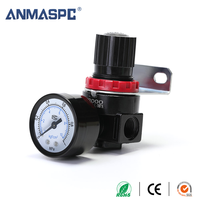 Filtre à air AR2000, régulateur de pression avec support et manomètre, régulateur de pression d'air, processeur de source d'air