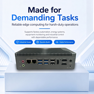 Lüfterloser Box-PC mit Intel N97 Prozessor, Industrieller Mini-Computer, Dual Gigabit Ethernet, 6 COM-Anschlüsse, Dreifach-WLAN, 4G für IoT-Gateway - Product Image 2
