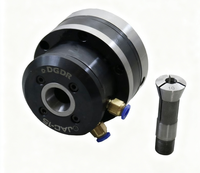 Mandrin pneumatique de haute précision JAC-15, mandrin rotatif pneumatique compact avec conception creuse pour une rotation rapide automatisée