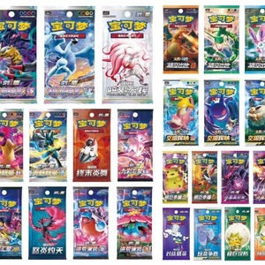 Packs de <span class=keywords><strong>boosters</strong></span> officiels Pokémon TCG en chinois, série de paquets individuels Cang He Ze, decks pré-constitués, 1090 paquets détachés - Product Image 4