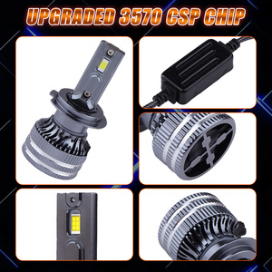 Ampoules LED pour voiture 60W, accessoires auto très demandés, H1 H3 H7 H11 9005 9006 9012 880 H27, phares LED pour voitures - Product Image 6