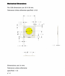 Éclairage architectural haut de gamme FL36COB3030, blanc constant, série COB standard, CRI 95+, LED offrant un rendu des couleurs précis - Product Image 6