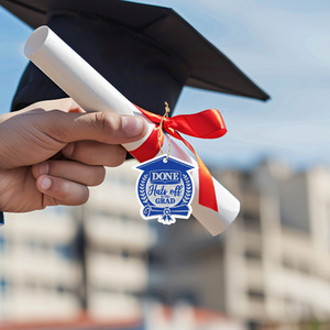 <b>Graduation</b> Ornaments Paper <b>Decorations</b> Set For <b>Graduation</b> <b>Party</b> Eco Friendly Digital Printing 3 Color Design - Product Image 2