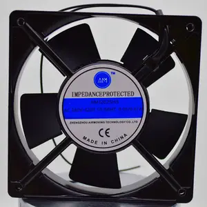 Fonte de fábrica 380v ac axial ventilador 4 ", 120x120x25mm 12025 ventilador de rolamento esférico