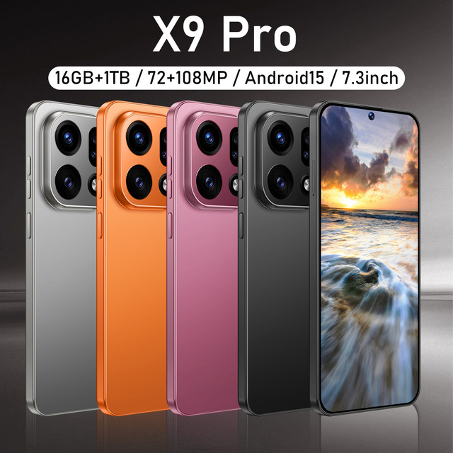 Unlocked Phone 5G Smartphone 2026 New Launch X9 Pro Global Hot Seller Supports Face Recognition Gaming Phone