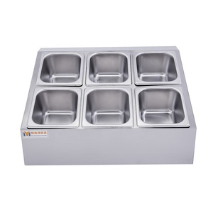 Bán buôn nhà sản xuất thép không gỉ <span class=keywords><strong>gastronorm</strong></span> <span class=keywords><strong>container</strong></span> thực phẩm với 5*2 lưới chủ cho khách sạn & nhà hàng - Product Image 4