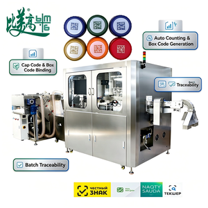 Machine de marquage laser UV à grande vitesse Ezcad, refroidie par eau, avec inspection visuelle CNC et rejet automatique pour bouchons de lait en plastique - Product Image 6