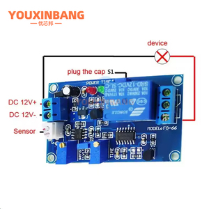 Module de relais temporisé DC 5V <span class=keywords><strong>12V</strong></span>, relais à ouverture normale, relais temporisé, interrupteur de commande, potentiomètre réglable, indicateur LED - Product Image 5