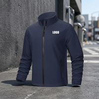 Blouson Softshell Coupe-Vent Imperméable à Col Montant Personnalisé avec Logo, Fin, Écologique, Décontracté, Hiver, Manches Longues, Vente en Gros