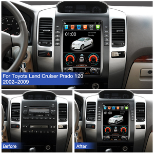 Radio HFMidia de 10.4 Pulgadas con Pantalla Vertical, Multimedia, Video, para Toyota Prado 120 2002-2009, CarPlay Inalámbrico - Product Image 6