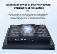 Yeni Hxxktouch 19 İnç Endüstriyel Saf Alüminyum 4:3 En Boy Oranı USB//VGA Dokunmatik Monitör 1280x1024 Çözünürlük Siyah İş Bilgisayarı