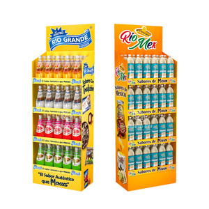 Kệ Bìa Cứng Trưng Bày Hình Dạng Tùy Chỉnh Kệ <span class=keywords><strong>3</strong></span> Tầng Kệ Trưng Bày Đồ Uống Năng Lượng Quái Vật In Hình Hiển Thị Sàn Đồ Uống Chức Năng - Product Image 2