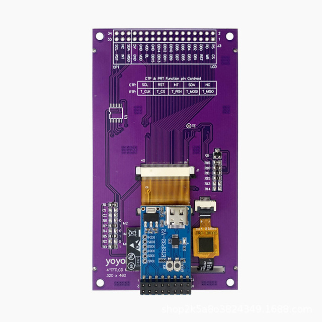 ESP32-wroom Development Board 2.8 Inch 3.5 Inch Display Module WiFi Bluetooth LVGL with Touch IPS Full Vision