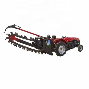 Fabriek Nieuw Type Tractor 3 Hefinrichting Mini Trencher Kettingzaag Trencher