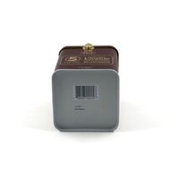 Boîtes de rangement pour sachets de thé et de café carrées et décoratives en gros avec couvercles verrouillables, emballage alimentaire de qualité alimentaire, boîte en étain