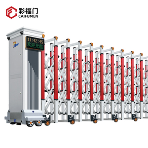 Hoge Kwaliteit Elektrische Intrekbare Poort Aluminium Automatische Hoofdpoort Anti-Pinch Afstandsbediening Buitentoepassing - Product Image 2