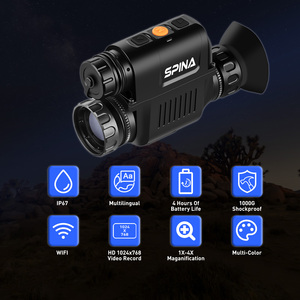 กล้องถ่ายภาพความร้อนความละเอียดสูง Nd-ir 626 640x512 น้ำหนักเบา ติดตั้งบนศีรษะ พร้อมบันทึกวิดีโอ Wifi Nd-ir626 รุ่นสูง cấp - Product Image 5