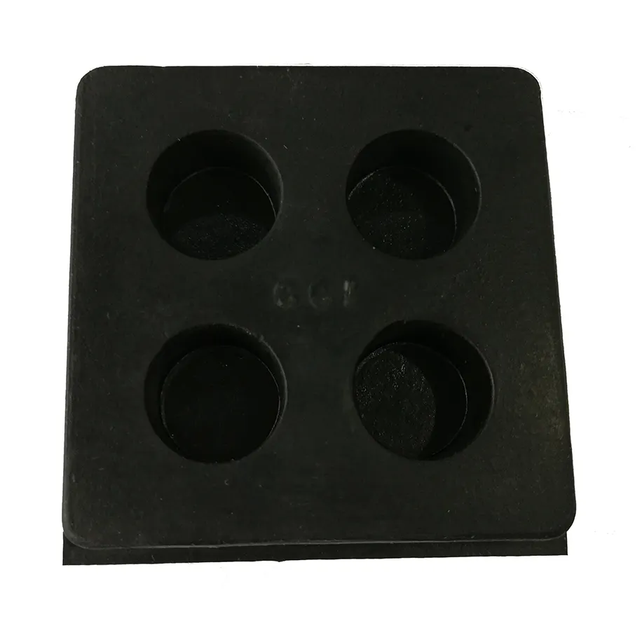 Coussin en caoutchouc Anti-Vibration, Cube ISO de 10 cm