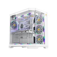 KINPOWER OEM ODM Boîtier PC d'usine Boîtier Cpu Cabinet Châssis d'affichage de bureau Mallettes d'ordinateur MATX Mallette de jeu