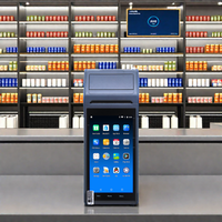 Pantalla táctil digital de 5,5 pulgadas Caja registradora todo en uno Android 8,1 Móvil inteligente Pos de mano