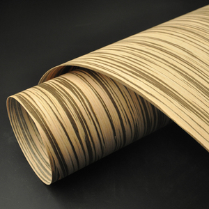 Chapas de Madera de <span class=keywords><strong>Zebrano</strong></span> de Alta Calidad de Groenlandia, Corte en Rodajas de 250x58cm, Diseño Contemporáneo para <span class=keywords><strong>Muebles</strong></span> de Hotel con 1 Año de Garantía - Product Image 2