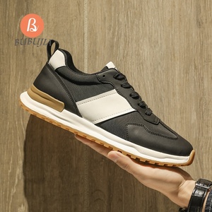 Hoogwaardige Originele Hardloopschoenen Op Maat Gemaakt Logo Zachte Zool Microfiber Lederen Unisex Wandelstijl Schoenen Heren Sneakers Voor Heren - Product Image 2