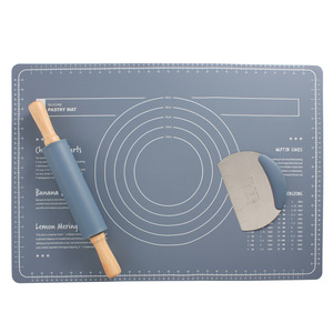 Tapis à pâtisserie Extra-large de 24x16 pouces, pour pétrir la pâte à rouler, en Silicone épais, antidérapant, avec mesure - Product Image 4