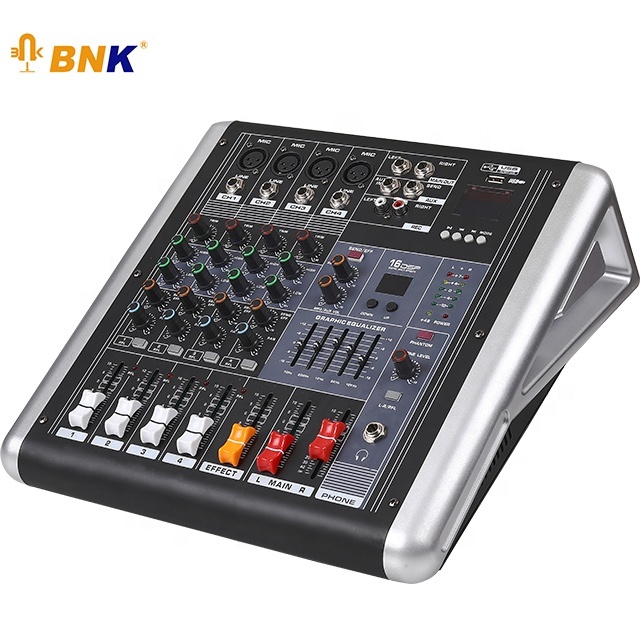 BNK Mezclador De Audio Amplificador Mezcladores De Sonido Consola De Dj