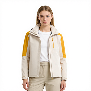 Veste convertible 3-en-1 à capuche pour couple |   Doublure en polaire amovible, imperméable, écologique |   Conception réversible pour la randonnée hivernale - Product Image 2