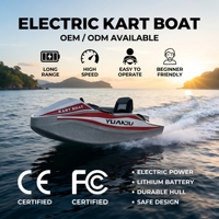 Bateau électrique EPP Kart 2 places Océan Eaux Surf Pêche Divertissement Loisirs familiaux Étanche Durable