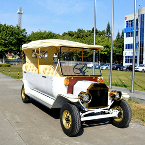 Vehículo Eléctrico Clásico Zhenda de 6 Plazas, Estructura de Acero, Estilo Retro, Ideal para Atracciones Turísticas y Transporte de Pasajeros, 2 Años de Garantía - Product Image 1