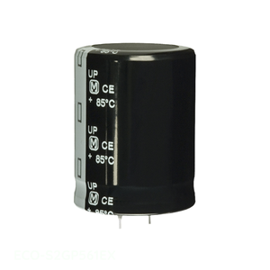 ตัวแทนจำหน่ายอย่างเป็นทางการ ตัวเก็บประจุอลูมิเนียม 560uF 20% 400V แบบ Snap-in รุ่น ECO-S2GP561EX แบบ Through Hole - Product Image 1