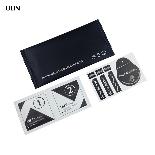 Environmentally Friendly Installation Kit Cleaning Bag for Mobile Phone Tablet Watch Tempered Glass Screen Protector