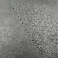 Cuir PU souple extensible effet daim naturel avec support tricoté 420GSM, tissu anti-abrasion et anti-moisissure pour vêtements