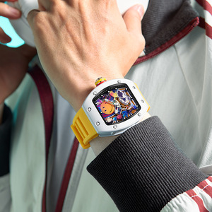 Nuevo Reloj de Moda para Hombre <span class=keywords><strong>Miller</strong></span> Smiley con Forma de Cubo, Luminoso, Resistente al Agua, con Cuarzo - Product Image 2