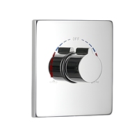 Mitigeur de douche professionnel en laiton chromé pour salle de bain, robinet de salle de bain à débit contrôlé, mitigeur de douche moderne pour hôtel