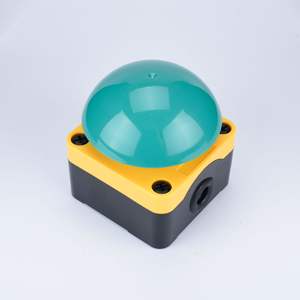 Interruptor de Botón de Emergencia IP65 de Plástico 10A con Contacto 1NO 1NC para Control Manos Libres de Maquinaria y Equipos Industriales - Product Image 1