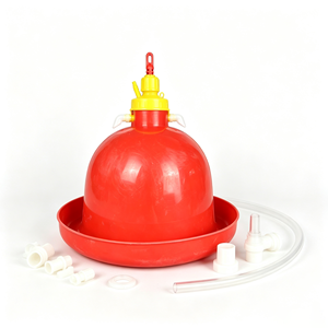 <span class=keywords><strong>Bebedero</strong></span> Automático para Aves de Corral, Rojo, Duradero, de Gran Capacidad, en Forma de <span class=keywords><strong>Campana</strong></span>, <span class=keywords><strong>Bebedero</strong></span> Plasson - Product Image 1