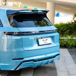 Yofer 2023 2024 cho L7 xe Bộ dụng cụ cơ thể xe điện xe ABS PP khuếch tán môi Tạp dề Splitter xe bumpers cho lixiang L7 2024 - Product Image 6