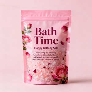 กระเป๋าแบบตั้งพร้อมซิปปิดผนึกได้สำหรับเกลืออาบน้ำและผลิตภัณฑ์ดูแลส่วนบุคคลที่บรรจุวัสดุเกรดอาหาร - Product Image 4