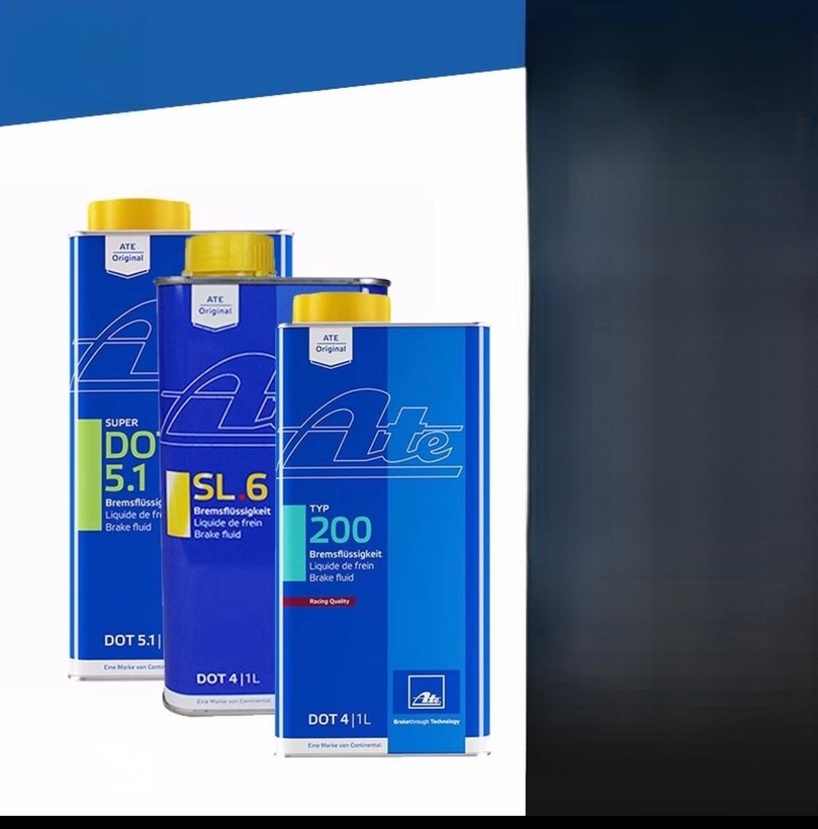 ATE High Performance DOT4 Brake Fluid 1L, Ultra High Boiling Point for ABS/ESP Systems Brake Parts Image 4