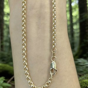 Xinfly - Cadena de Oro Puro de 18k de Longitud Personalizada para Hacer Joyas DIY, para Aniversarios - Product Image 6