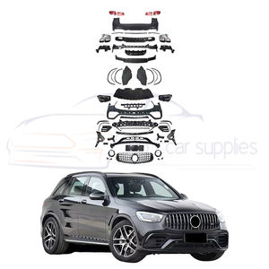 Kit carrosserie pour Benz <span class=keywords><strong>GLC</strong></span> 200 260L 63 AMG 2015-2020 année facelift 2021 <span class=keywords><strong>2022</strong></span> modèle avec pare-chocs phares feux arrière - Product Image 3