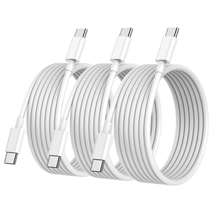 20w PD Fast Charging <b>Type</b>-<b>C</b> to <b>Type</b>-<b>C</b> USB Cable 1 Meter for Power Bank Camera Phone Computer Printer Braided Shielding - Product Image 1