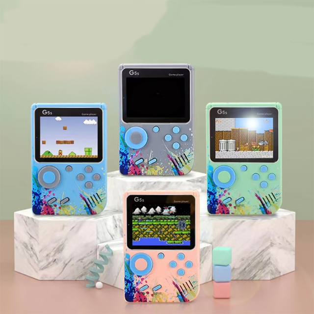 G5S Retro Handheld Game Console with 500 Classic Games 2.4/3.0 Inch Screen Video Game Console Handhelds