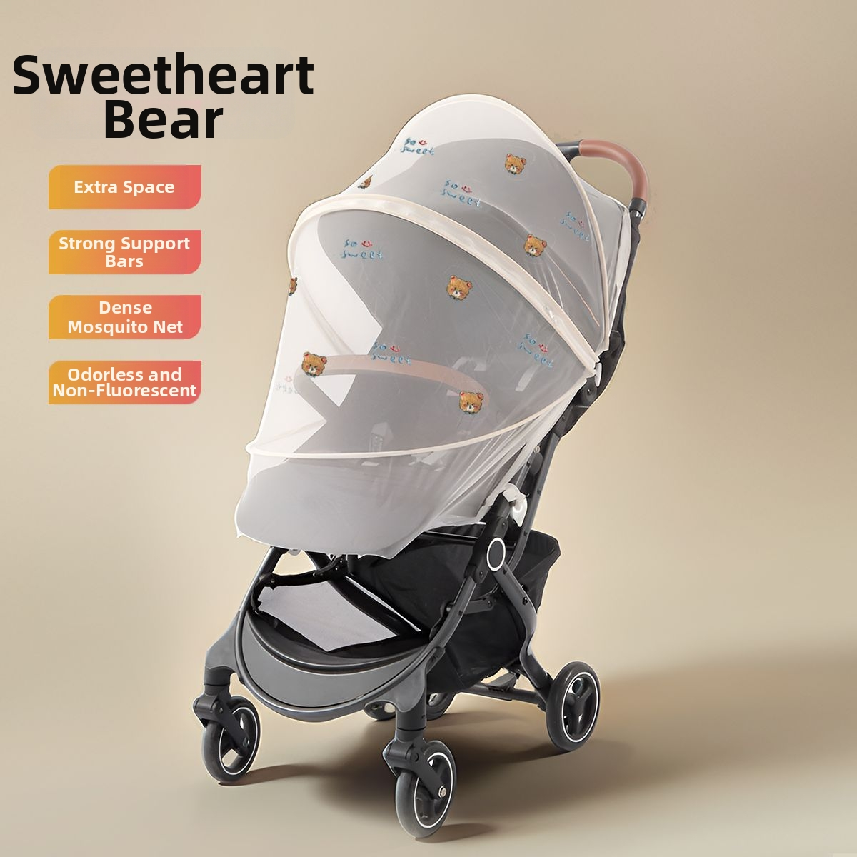 Sweetheart Bear [Malla de cifrado de doble cremallera]