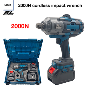 Llave <span class=keywords><strong>de</strong></span> <span class=keywords><strong>impacto</strong></span> <span class=keywords><strong>de</strong></span> batería <span class=keywords><strong>de</strong></span> litio sin escobillas inalámbrica SUBY 2000N, Cañón <span class=keywords><strong>de</strong></span> viento <span class=keywords><strong>de</strong></span> alta potencia, con 2 baterías - Product Image 2