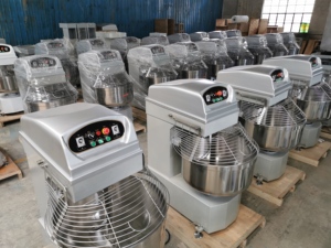 듀얼 모터 이중 속도 산업용 반죽 믹서기 광저우 공장 130L 50kg 상업용 스파이럴 믹서 - Product Image 6