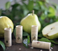 Tube en papier baume à lèvres écologique personnalisé baume à lèvres bâton déodorant emballage vide en carton conteneur Push Up tubes en papier kraft